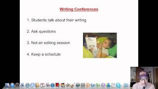 WRITING WORKSHOP MINILESSONS AND CONFERENCES [upl. by Alleoj891]