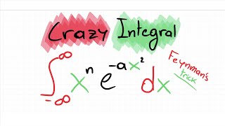 A Crazy Integral Feynmans Trick Difficulty 4 [upl. by Yelekreb]