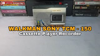 Review Walkman Sony TCM  150 Cassette Corder [upl. by Lawrenson779]