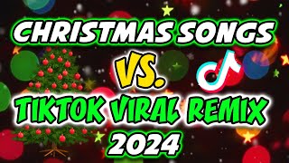 CHRISTMAS SONGS VS TIKTOK REMIX 2024  NEW CHRISTMAS SONGS TIKTOK REMIX DISCO TRAXX [upl. by Ahsieat128]