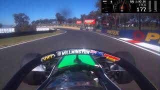 Braydan Willmington takes S5000 for lap of Mount Panorama [upl. by Yuji275]