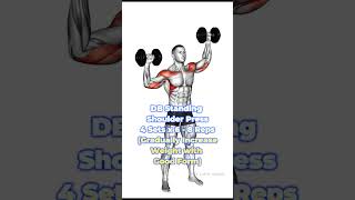 Increase Muscle Mass with Heavy Weights Chest Shoulders amp Triceps [upl. by Hertz]