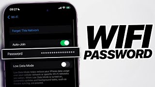 How To SEE THE WIFI PASSWORD Im Connected To On iPhone [upl. by Nybbor850]