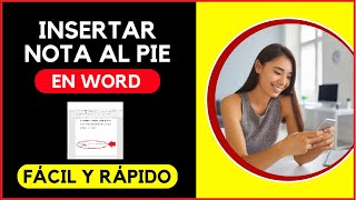 CÓMO INSERTAR NOTA CITA AL PIE EN WORD CON LOCUCIONES LATINAS Ibíd Íd OpCit [upl. by Athey314]