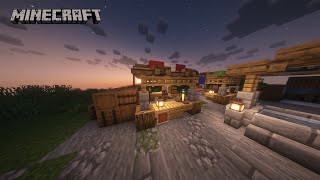 Minecraft Building a Market Stall [upl. by Naired456]