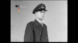 Die ersten Uniformen der Bundeswehr 1955 [upl. by Caiaphas]