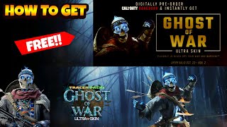 Call of Duty WARZONE  How To GET GHOST OF WAR ULTRA SKIN BUNDLE FOR FREE Cod Vanguard [upl. by Nottage165]