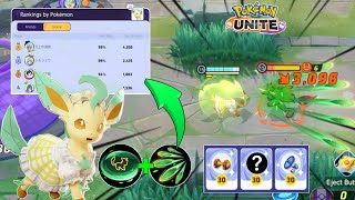 GLOBAL TOP 1 LEAFEON ONE SHOT BUILD LEAFEON BEST BUILD EVER [upl. by Hayes91]