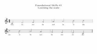 Foundational Skills Solfege  Lesson 1 [upl. by Nivrek]