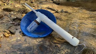 Gold Prospecting with a DIY Hand Dredge  Looking for South Carolina Gold [upl. by Orat146]