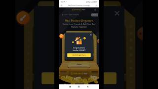 Binance Pay Limited Time Offer  Crypto Box Red Packet Camping  Claim Your Crypto Box [upl. by Honebein]