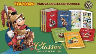 TOPOLINO E I CLASSICI DELLA LETTERATURA  Nuova uscita editoriale in edicola [upl. by Vashtee]