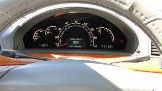 MercedesBenz W220 BAS ESP Airmatic Warning or Alarm SIMPLE FIX [upl. by Khichabia]