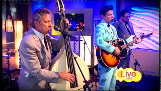 Chris Isaak  Cant Help Falling In Love Morning Show 12102011 [upl. by Minor]