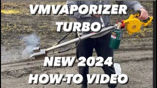 Commercial Grade Oxalic Acid Vaporizer — Turbo VMVAPORIZER — Varroa Mite Treatment  How To Video [upl. by Yelsel]