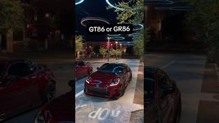 GT86 vs GR86 What are you taking toyota cars shorts [upl. by Arammat]