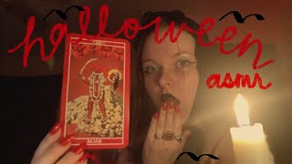 asmr  witch checks you into a haunted hotel on halloween [upl. by Akeenahs]