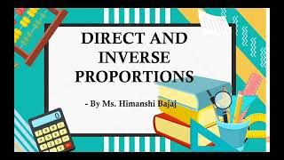 Direct and Inverse Proportion in one shot Variation Class 8 Mathematics Important questions [upl. by Thetis]