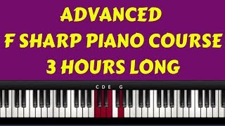 ADVANCED F SHARP PIANO COURSE DIMINISHED CHORDS QUARTAL CHORDS etcInstructor Caleb [upl. by Yeldah]