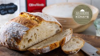 BROT OHNE KNETEN  No knead  Du wirst dieses Brot lieben 😊  Sauerteigbrot EINFACH👍🏻 [upl. by Novick]