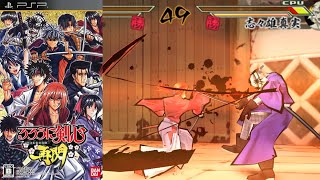 Rurouni Kenshin Meiji Kenkaku Romantan Saisen Gameplay HD PSP PPSSP PC [upl. by Enitnemelc]