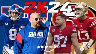 NFL 2k24  New York Giants at San Francisco 49ers  NFL 2k5 Resurrected  PCSX2  Week 3  TNF [upl. by Dahsraf125]