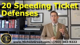 20 Speeding ticket defenses  Traffic attorney explains how to beat a speeding ticket [upl. by Yablon871]