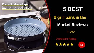 ✅ Best Grill Pan for Electric Stove Top in 2023 ✨ 5 Perfect Picks For Any Budget [upl. by Ecire]