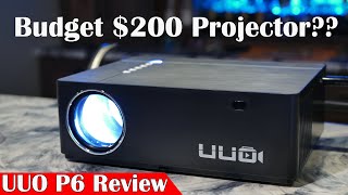 Are BUDGET Projectors Worth it UUO P6 LED 1080p Home Theater Projector Review [upl. by Quincey]