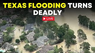 Texas Floods News Live Hundreds Rescued From Flooding In Texas As Waters Rise  US News [upl. by Niak240]