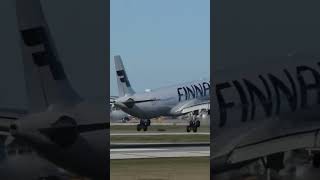 Finnair A330300 landing at ORD airport shorts [upl. by Zusman]