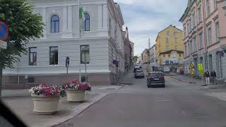 driving in Skien Norway on a nice summer evening [upl. by Warden]