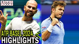 Stan Wawrinka vs Adrian Mannarino Round 2  Basel 2024 [upl. by Rehpotsrhc]