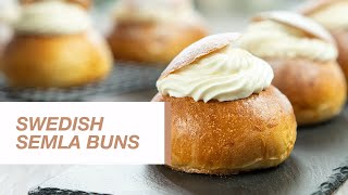 Semla  Swedish Cream Buns  Food Channel L Recipes [upl. by Nevek]