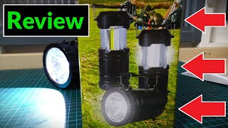 Adventuridge PopUp Lantern from Aldi for Camping  Night Fishing Review [upl. by Gahl]