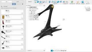 Fusion 360 Zusammenbau Verbindungen Gelenke für den Roboter  tutorial  Hilfe  Kurs DEUTSCH [upl. by Oilalue]