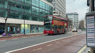 £175 Hopper LiveryArriva London HV331LJ17 WPA on London Bus Route 243 heading to Waterloo [upl. by Ingaborg643]