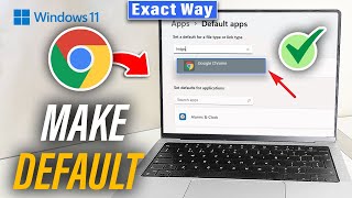 How To Make Google Chrome Default Browser In Windows 11 [upl. by Roach]