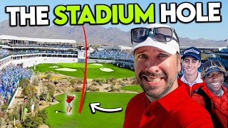 We play the MOST INSANE hole in golf in front of 15000 fans [upl. by Marcelia]