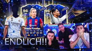 OMG ENDLICH 😍 2x TOTY GEZOGEN 😱 Wir sind BACK  EA FC 24 Pack Opening [upl. by Airalednac198]