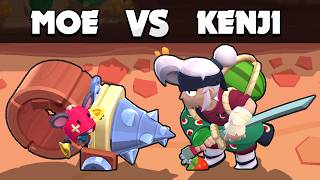 MOE vs KENJI  1 vs 1  Brawl Stars [upl. by Avah561]