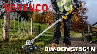 DeWALT DCMST561N 18V Strimmer in action [upl. by Ahern]