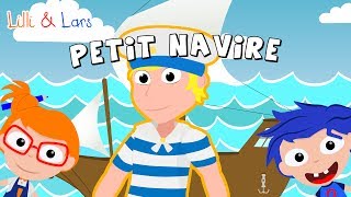 petit navire comptine paroles  chanson pour enfance en francais avec parole [upl. by Robbin]