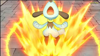 Ashs Riolu Vs Galarian Farfetchd In English  Ash Catches Galarian Farfetchd [upl. by Iur]