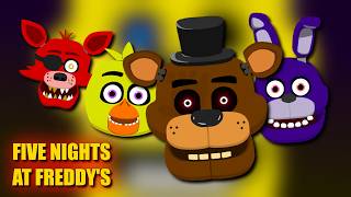 FNAF 1 Animatronics Digital Artwork  Five Nights at Freddys  Tronic Framos [upl. by Saturday]