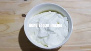 Hung Yogurt RecipeHome made lebnehlabneh recipe [upl. by Aisak]