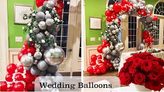 MY FIRST WEDDING BALLOON GARLAND ARCH  TIMELAPSE  DIY  GIVEAWAY WINNER ANNOUNCED [upl. by Yregerg582]