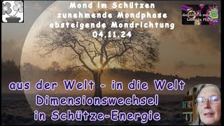 SchützeEnergie  Dimensionswechsel ganz privat  aus der einen Welt in die andere und zurück [upl. by Jolynn]