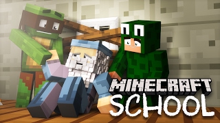 Minecraft School  RESCUING TINYTURTLE amp THE HEADMASTER [upl. by Aihsatan893]