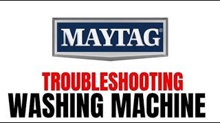 Maytag washing machine repair [upl. by Peltier]